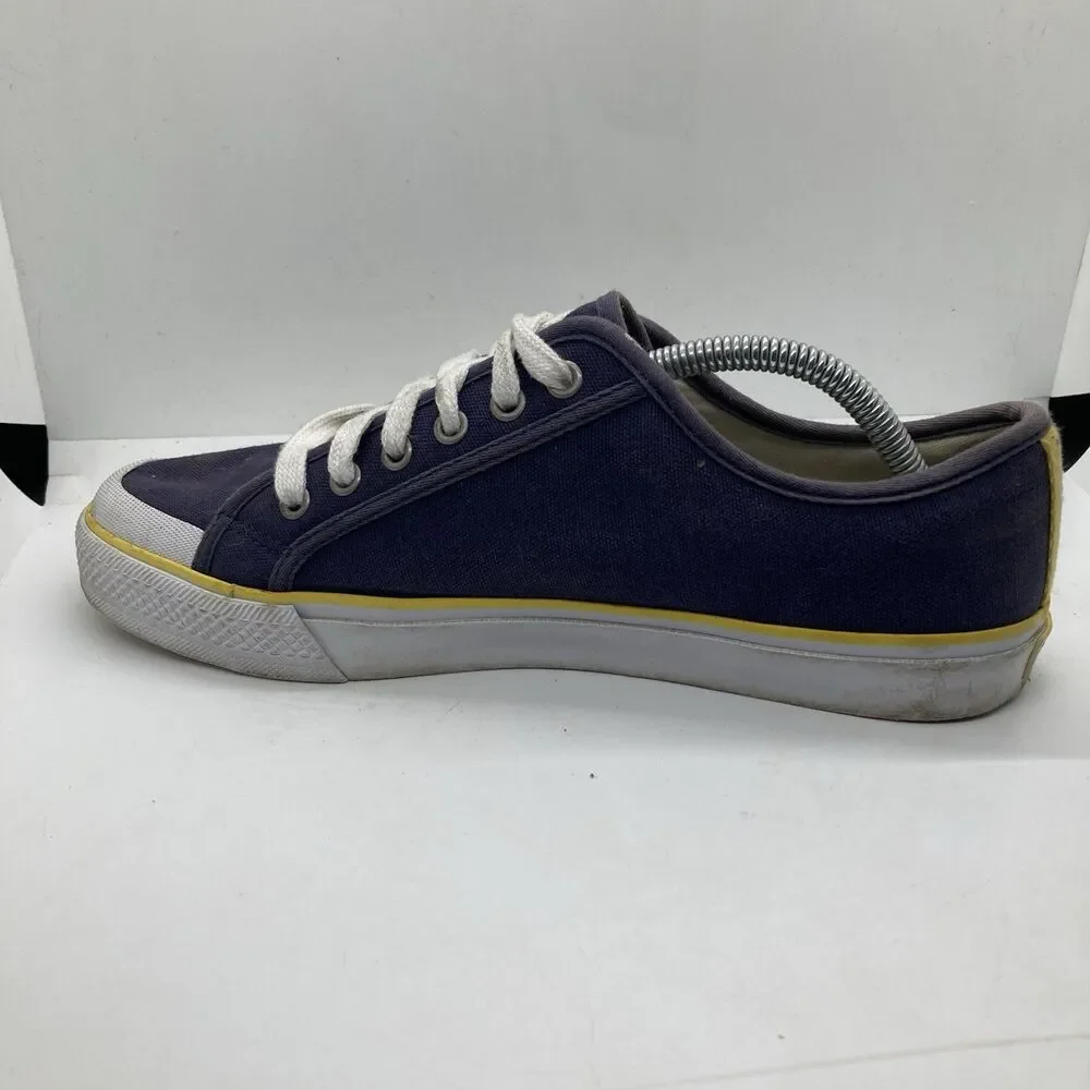 Polo Ralph Lauren Cantor Low Canvas Shoe Mens size 9.5 Navy Blue Chancery